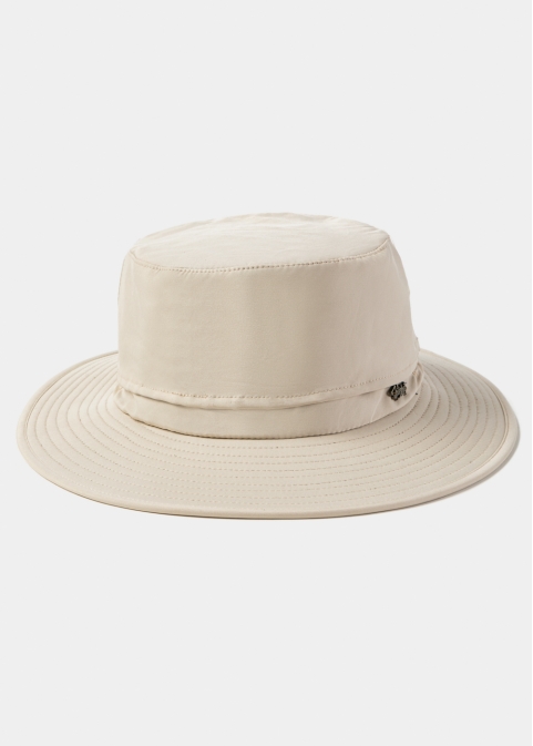 Cream Waterproof Bucket Hat