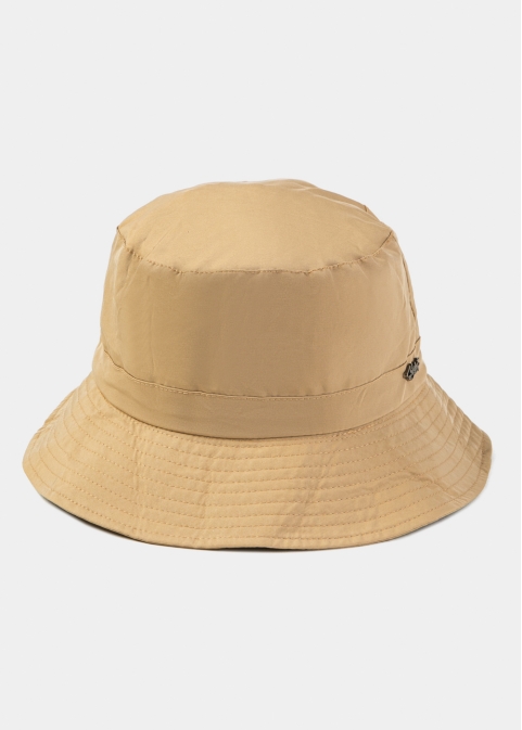 Beige Waterproof & Packable Bucket Hat