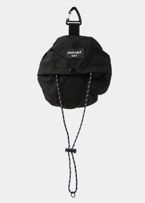 Black Waterproof & Packable Bucket Hat