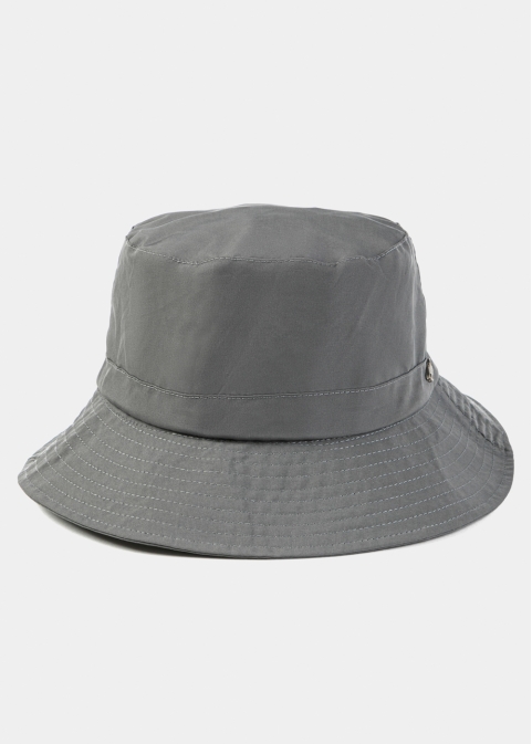 Grey Waterproof & Packable Bucket Hat