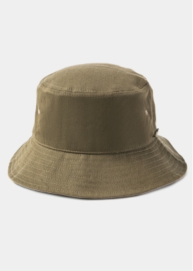 Khaki Bucket Hat w/ Chin Strap