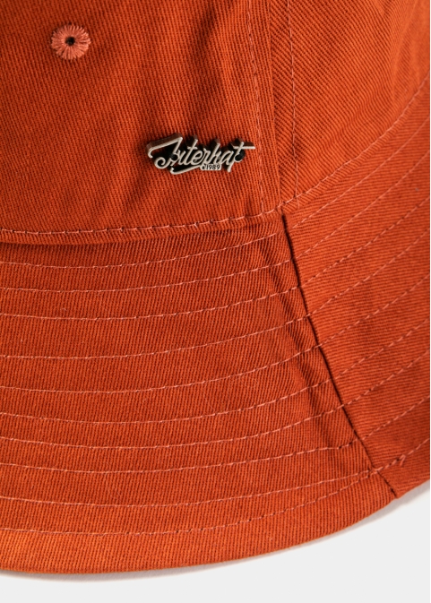 Dark Orange Bucket Hat w/ Removable Chin Strap