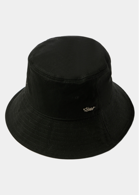 Black Bucket Hat w/ Removable Chin Strap