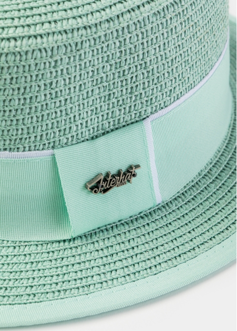 Mint Boater Hat