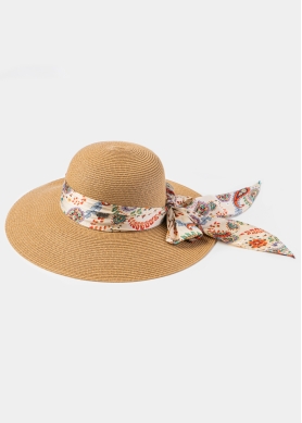 Brown Hat w/ Lahouri Ribbon