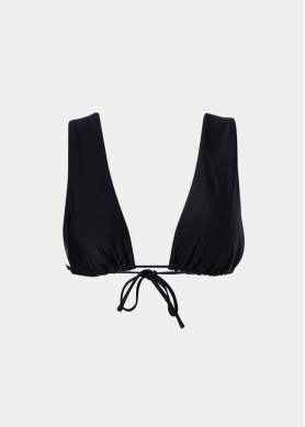 Kea Bikini Top - Black Dacron
