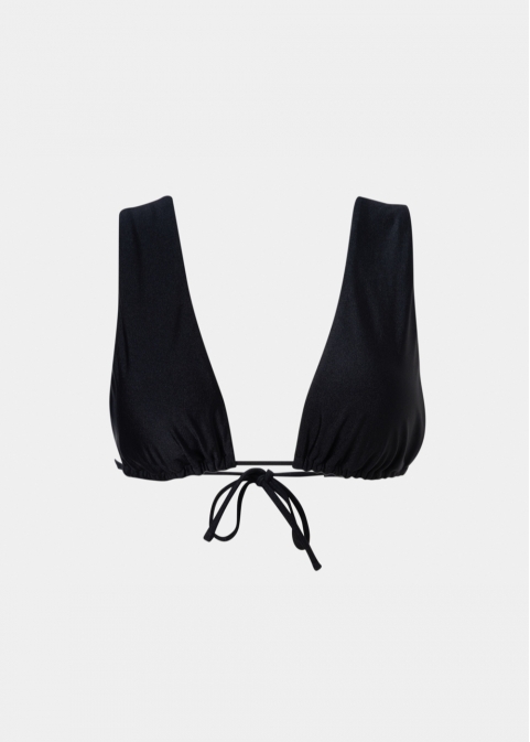 Kea Bikini Top - Black Dacron