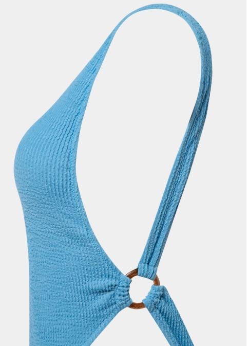 Tahiti One Piece - Baby Blue Crinkle