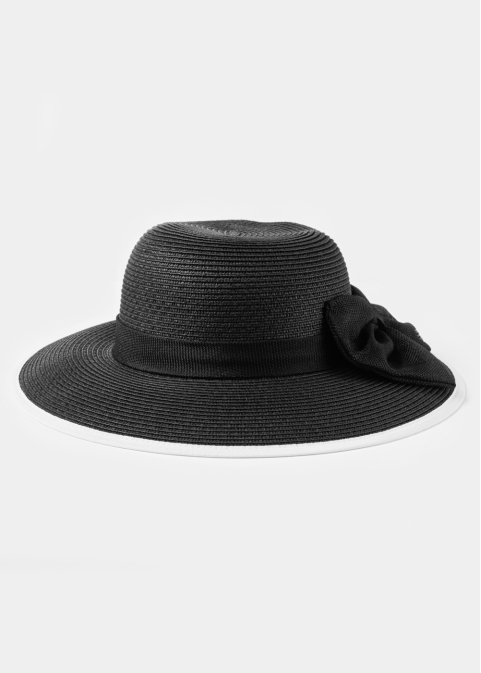 Black Hat w/ Black Bow