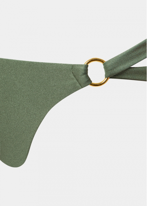 Capri Bikini Bottom - Olive Dacron