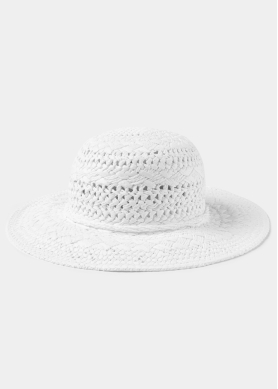 White Handmade Crochet Hat