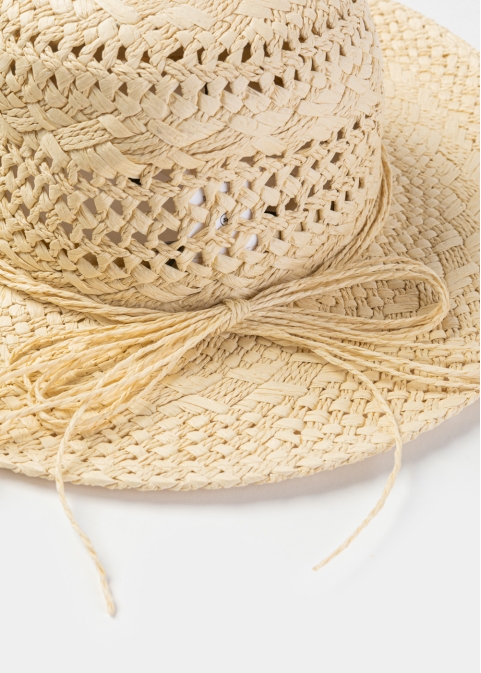 Beige Handmade Crochet Hat