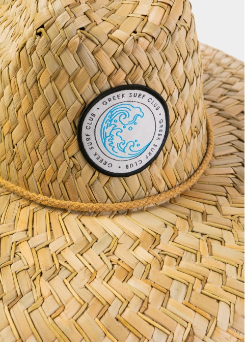 Surf Style Sun Hat w/ Neck Tie