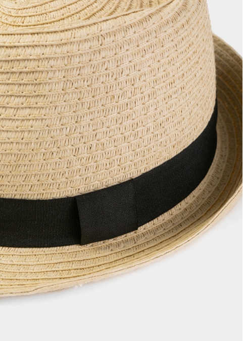 Beige Kids Fedora Hat