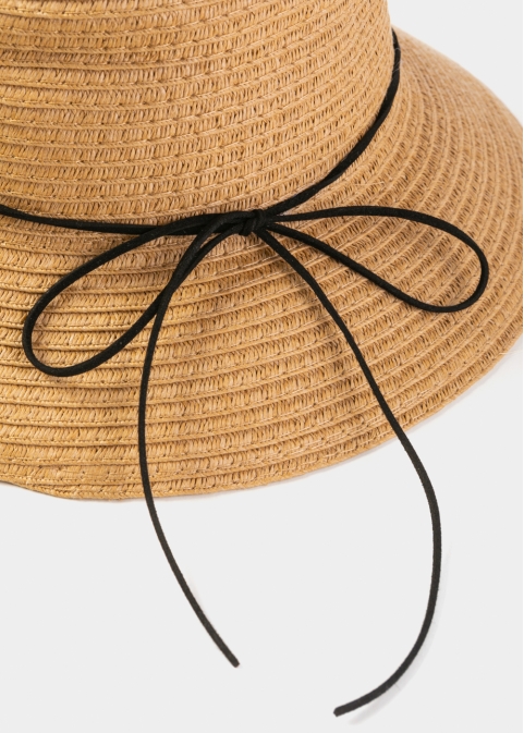 Brown Kids Straw Hat