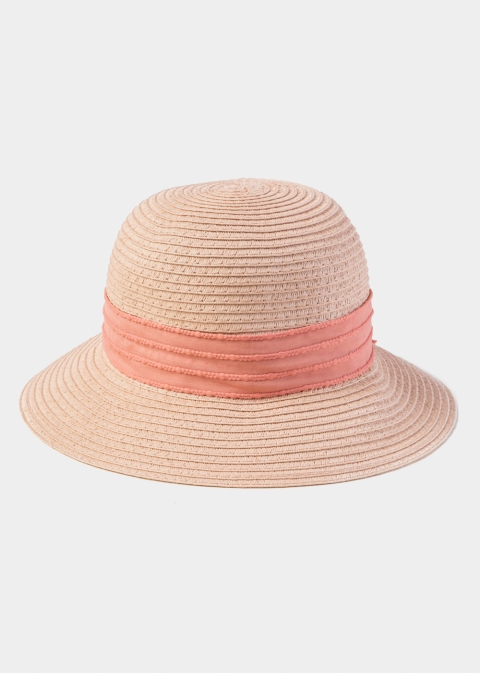 Pink Kids Straw Hat