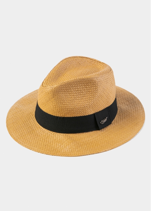 Brown Panama Style Hat 3