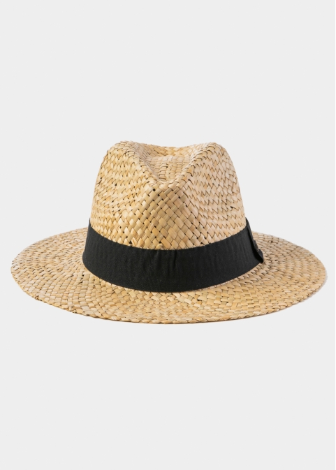 Natural Straw Panama Style Hat