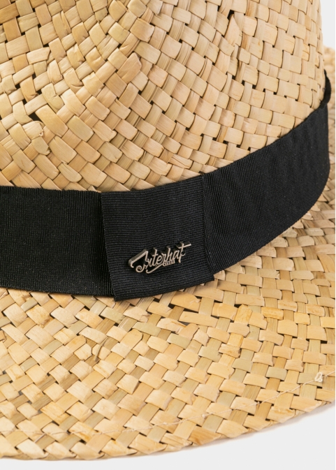 Natural Straw Panama Style Hat