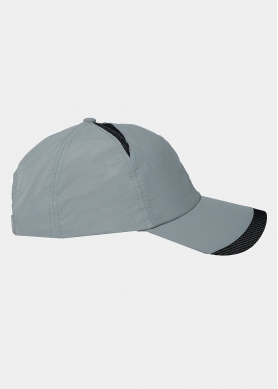 Grey plain active cap