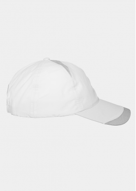 White plain active cap