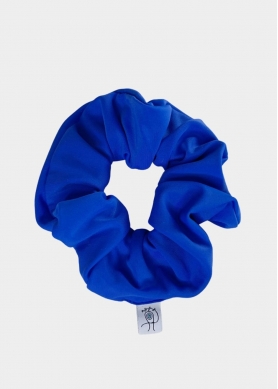 Shiny Scrunchie Blue