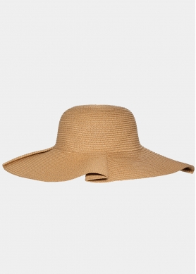 wavy straw hat 