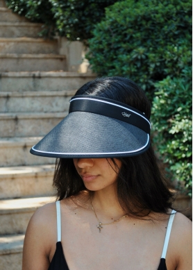 Black Headband w/ Elastic closing & UV Protection Frame