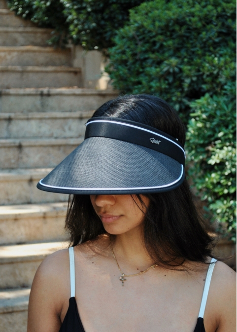 Black Headband w/ Elastic closing & UV Protection Frame