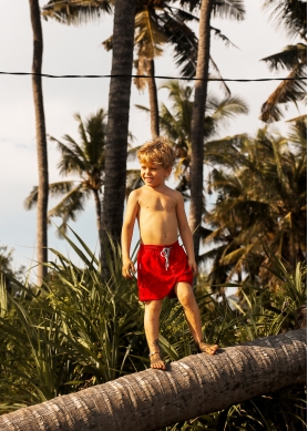 Red Boys Swimwear