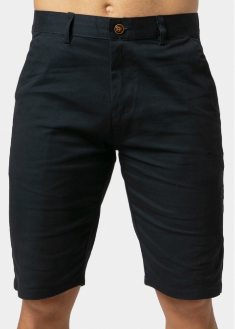 Navy Blue Cotton Shorts