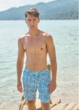 Octopus Long Men Swimwear 