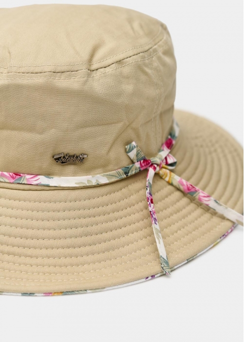 Beige Bucket Hat 