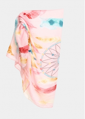 Pink dream catcher pareo