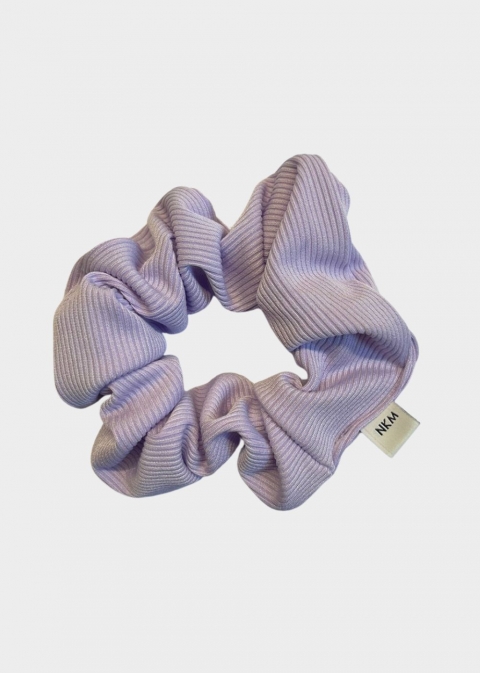 Rib Scrunchie Light Lilac