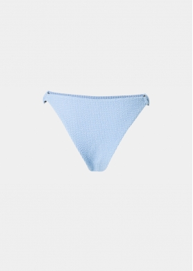 Capri Bikini Bottom - Baby Blue Crinkle