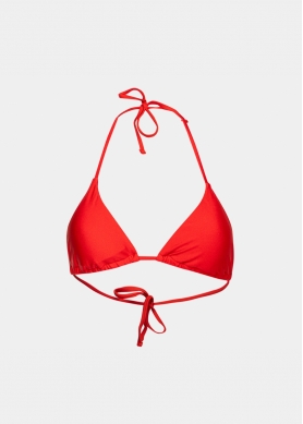 Cuba Bikini Top - Red Dacron