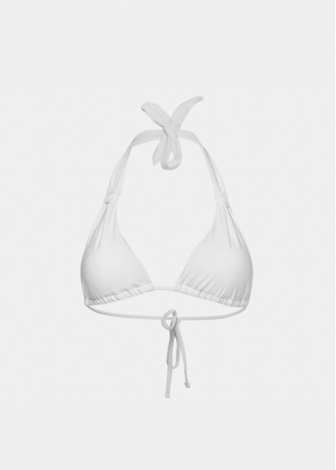Azores Bikini Top - White Dacron