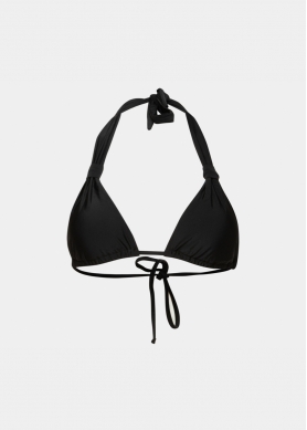 Azores Bikini Top - Black Dacron