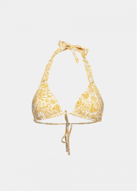 Azores Bikini Top - Paisley Dacron