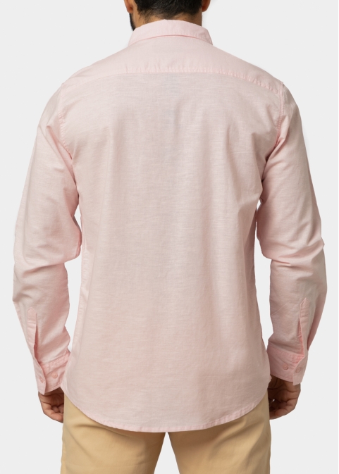 Linen - Cotton Light Pink Shirt 