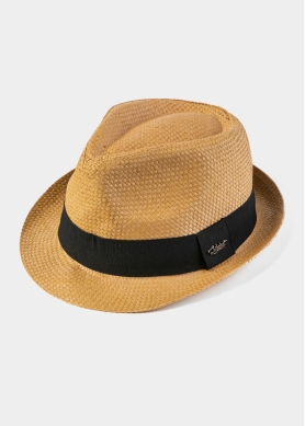 Brown Fedora Hat w/ black hatband 2