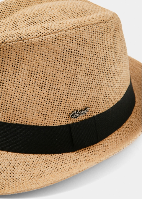 Brown Fedora Hat w/ black hatband