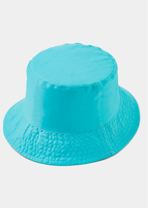 Double-Faced Bucket Hat Moroccan Pattern & Turquoise