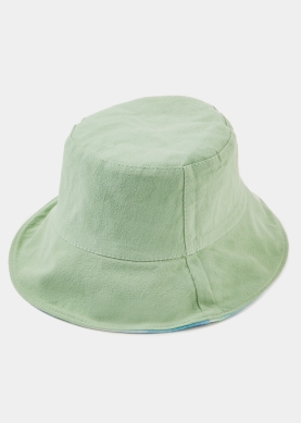 Double-Faced Bucket Hat Tie Dye & Sage Green
