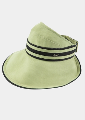 Half-Opened Cotton Hat in Olive