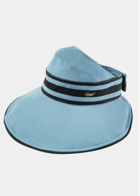 Half-Opened Cotton Hat in Blue
