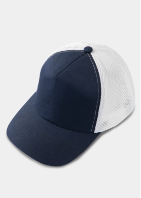 Navy Blue & White Cap 