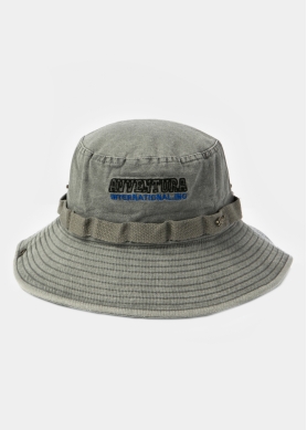 Azure Washed Cotton Bucket Hat