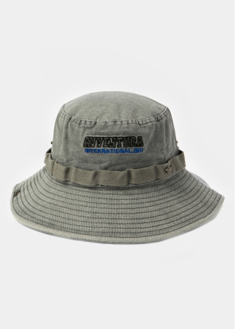 Azure Washed Cotton Bucket Hat